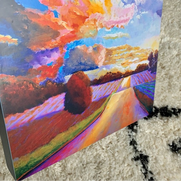 ❗️Sold❗️On the Michigan Wine Trail By Stephanie Schlatter • Woodblock Giclée - Picture 11 of 14